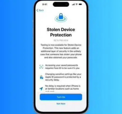 延寿苹果授权维修店分享被盗设备保护功能开启方法 