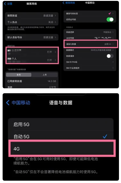 延寿苹果手机维修分享iPhone14如何切换4G/5G? iPhone14 5G网络切换方法 